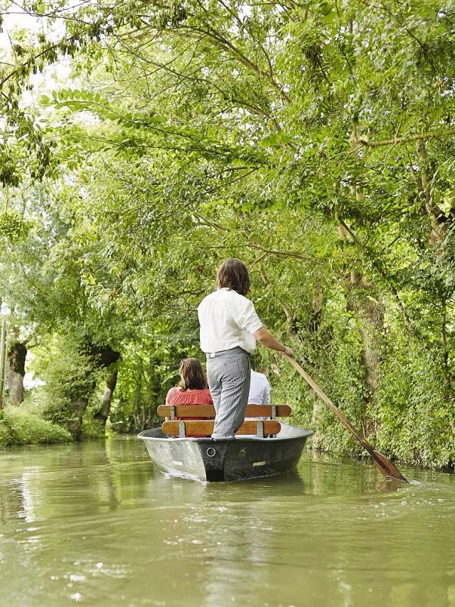 Balade en barque Marais poitevin