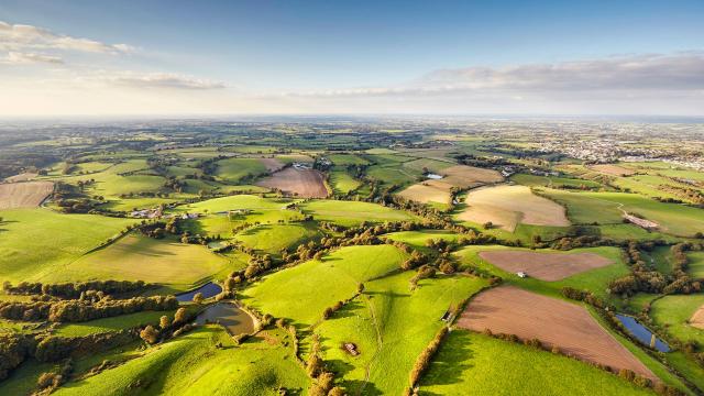 Bocage Vendéen vue aérienne