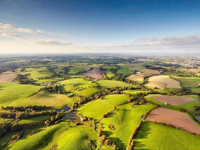 Bocage Vendéen vue aérienne