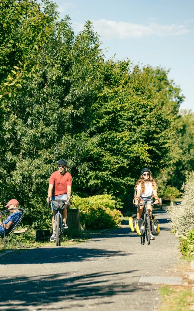 balade à vélo dans le marais poitevin, bocage en vendée