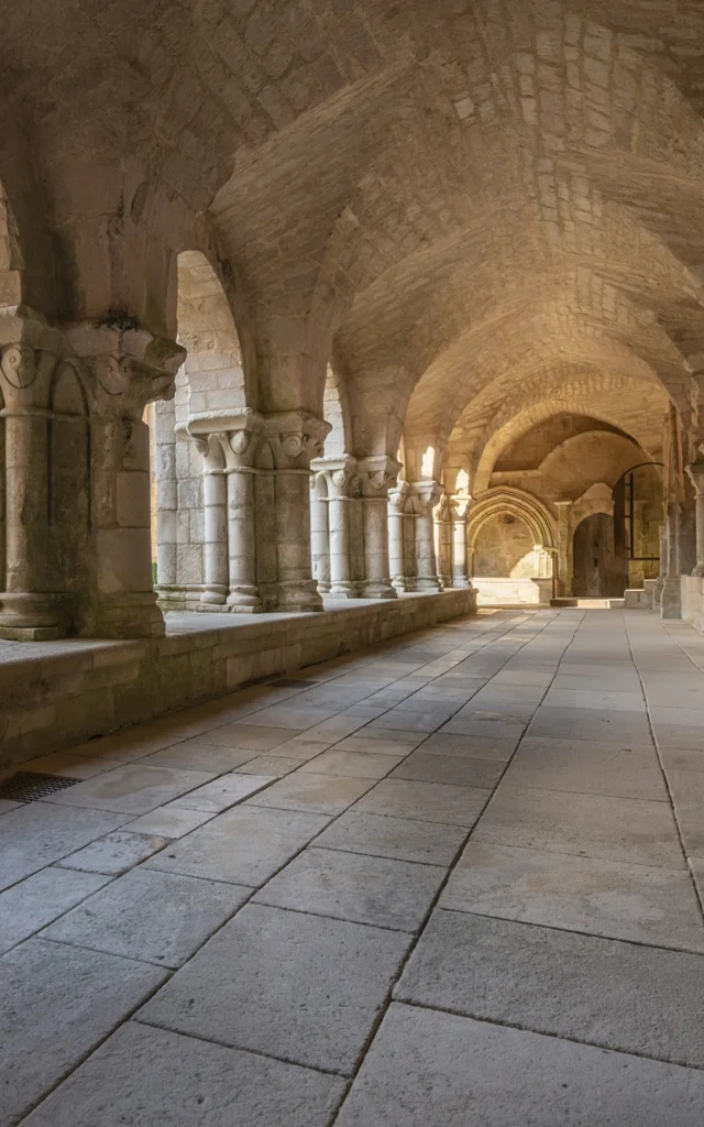 Abbaye de Nieul-sur-l'Autise, visite du cloître